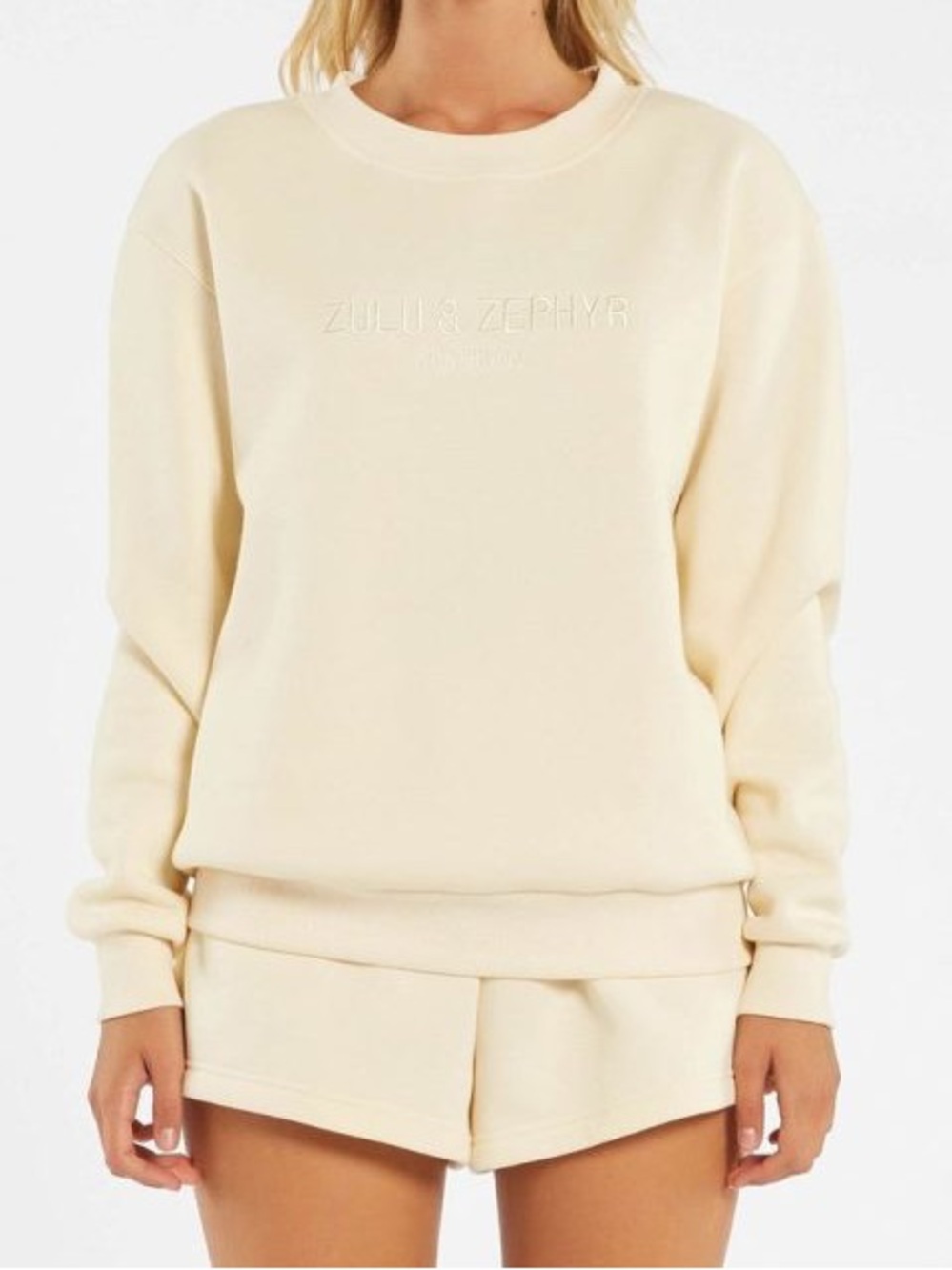 Zulu & Zephyr Endless Jumper Embroidered Logo Sweatshirt